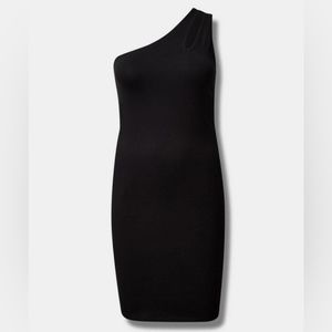 Torrid Mini Foxy Bodycon One Shoulder Dress